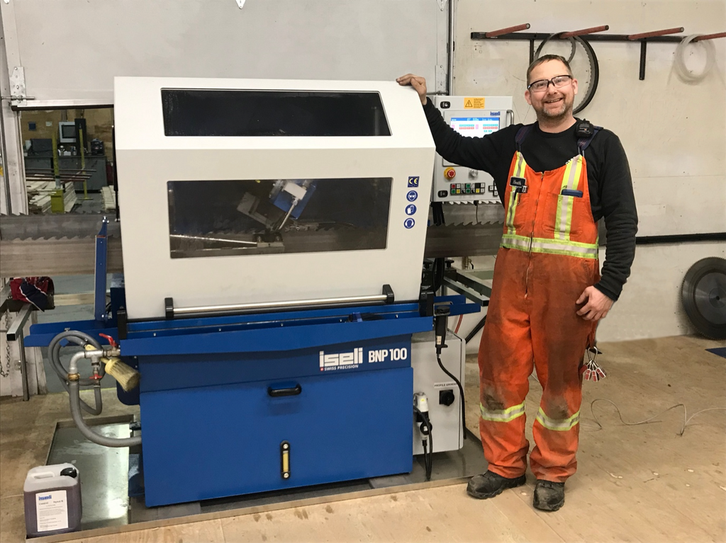 Downie Timber invests in Iseli BNP 100 CNC Bandsaw Profile Grinder